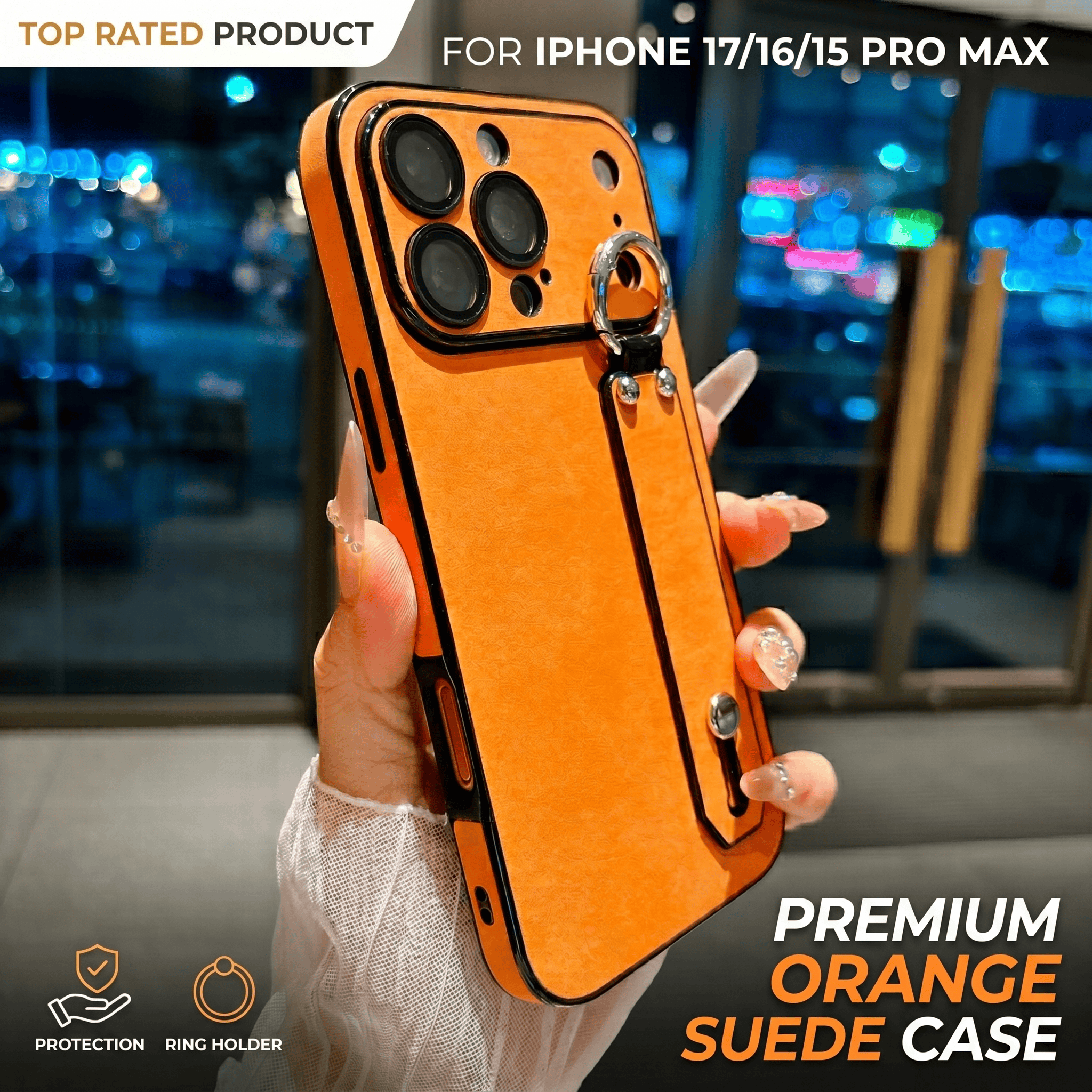 Suede Leather Wrist Strap Hold - Phone Cases That Cover The Camera recensie en prijs