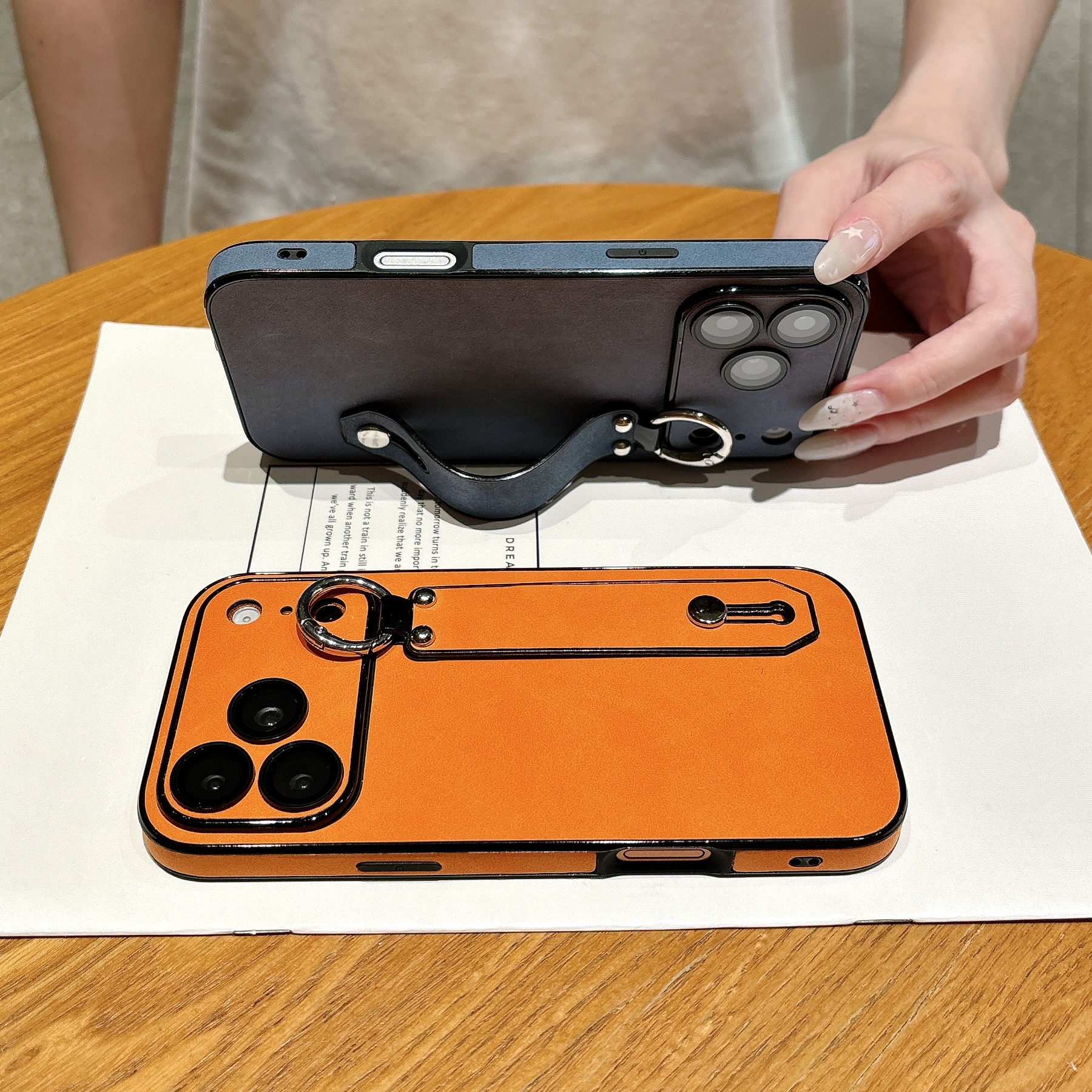Suede Leather Wrist Strap Hold - Phone Cases That Cover The Camera recensie en prijs