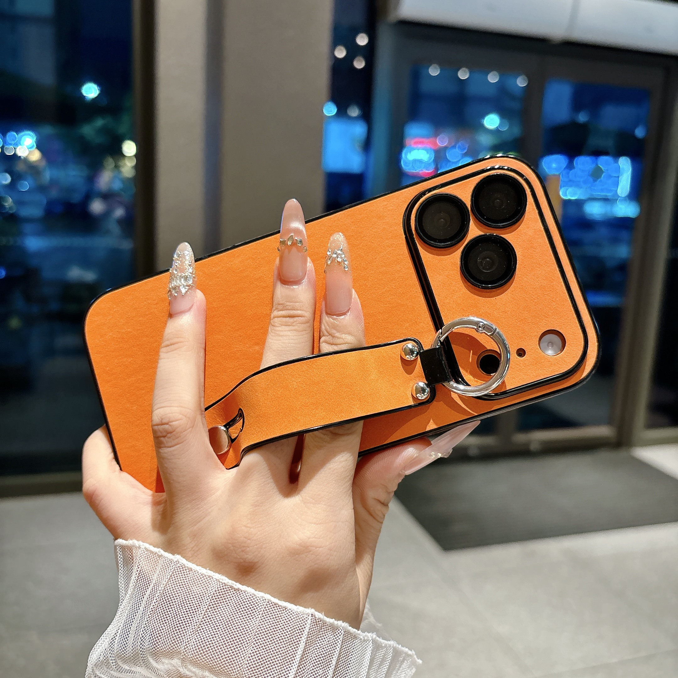 Suede Leather Wrist Strap Hold - Phone Cases That Cover The Camera recensie en prijs