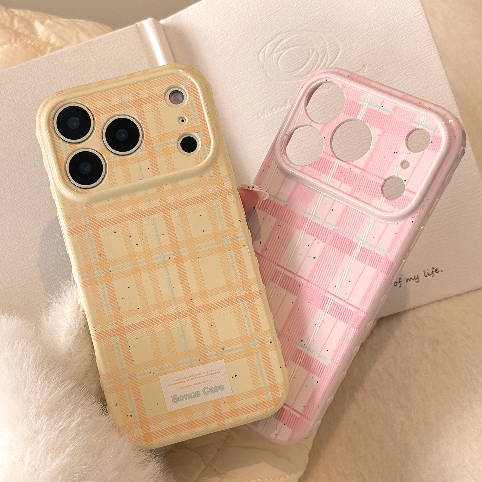 Korean Splashed ink Grid Patte - Phone Cases That Cover The Camera recensie en prijs