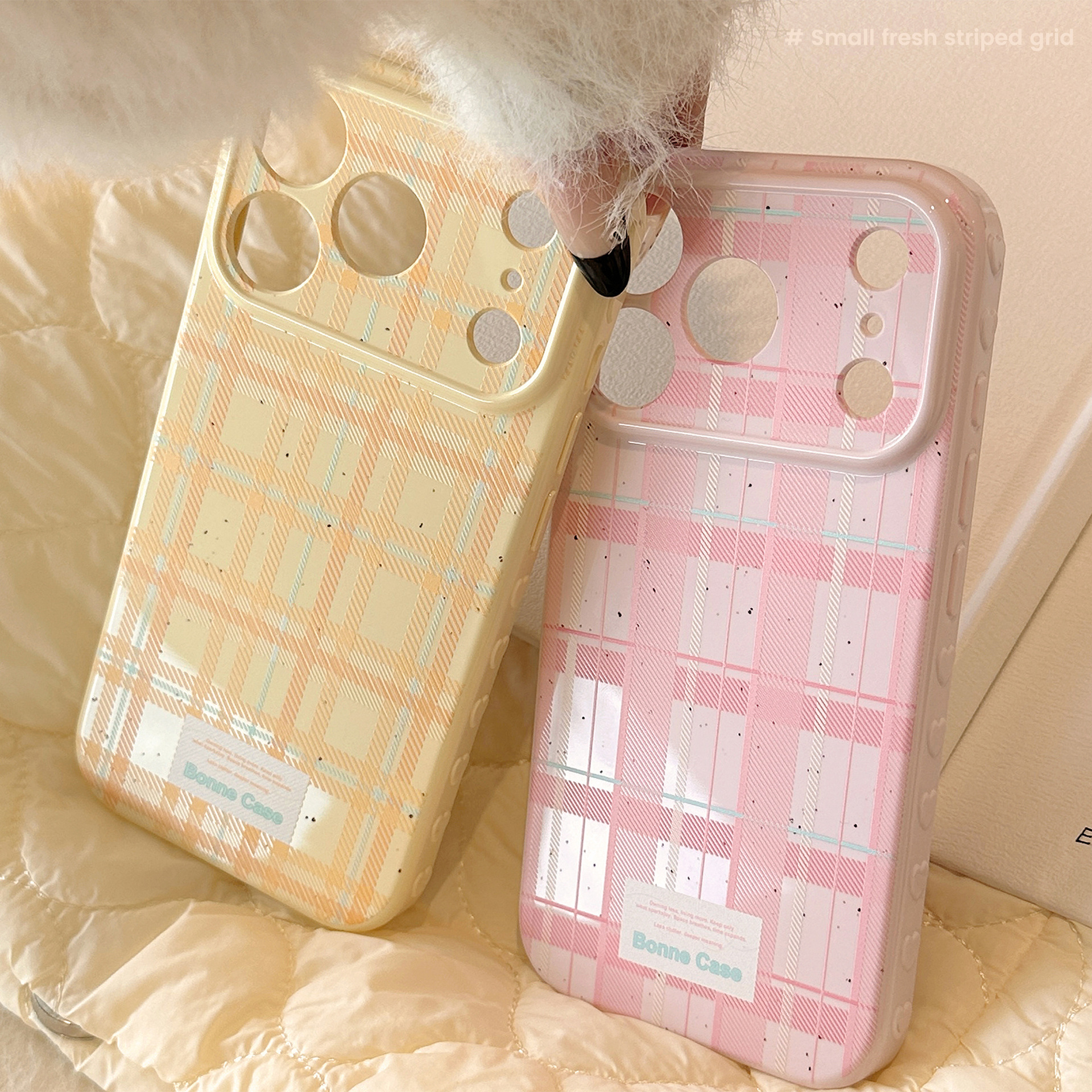 Korean Splashed ink Grid Patte - Phone Cases That Cover The Camera recensie en prijs