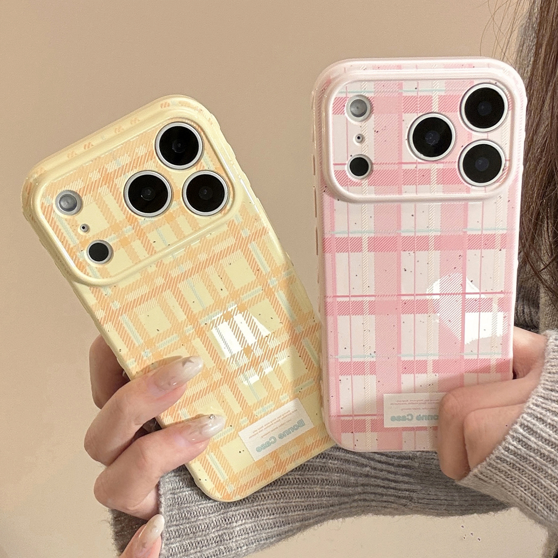 Korean Splashed ink Grid Patte - Phone Cases That Cover The Camera recensie en prijs