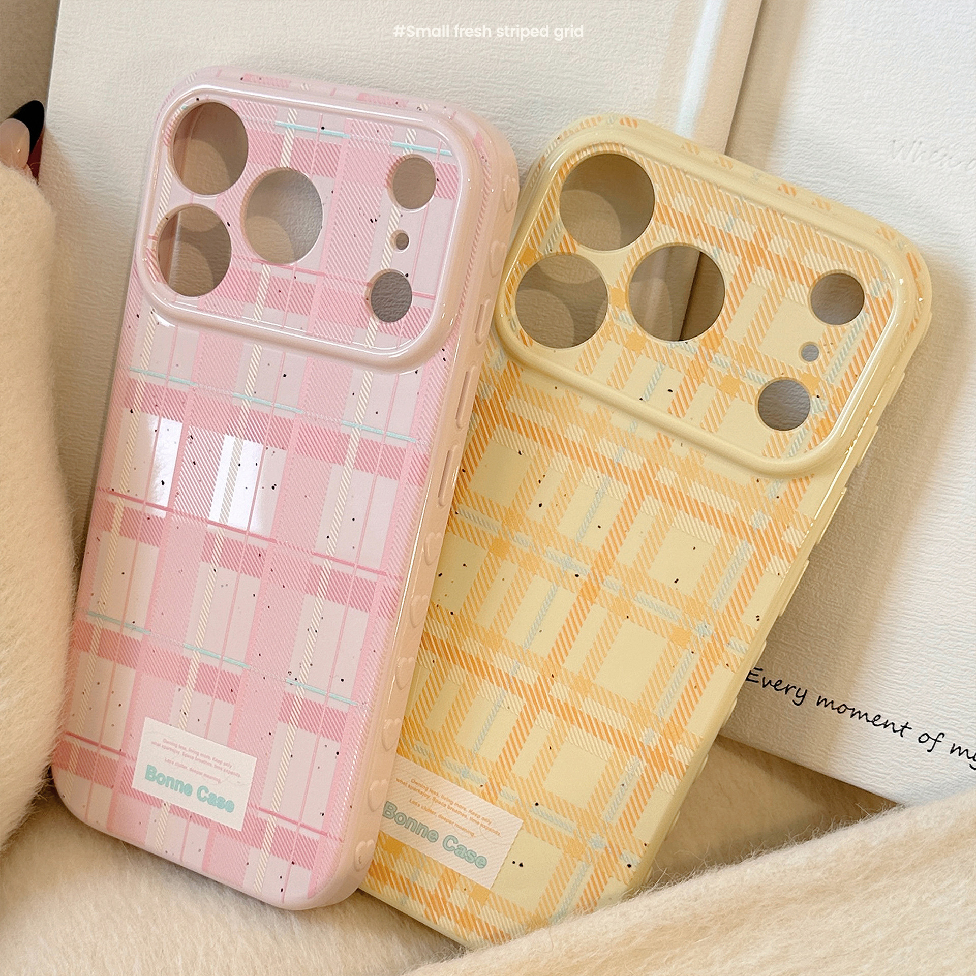Korean Splashed ink Grid Patte - Phone Cases That Cover The Camera recensie en prijs
