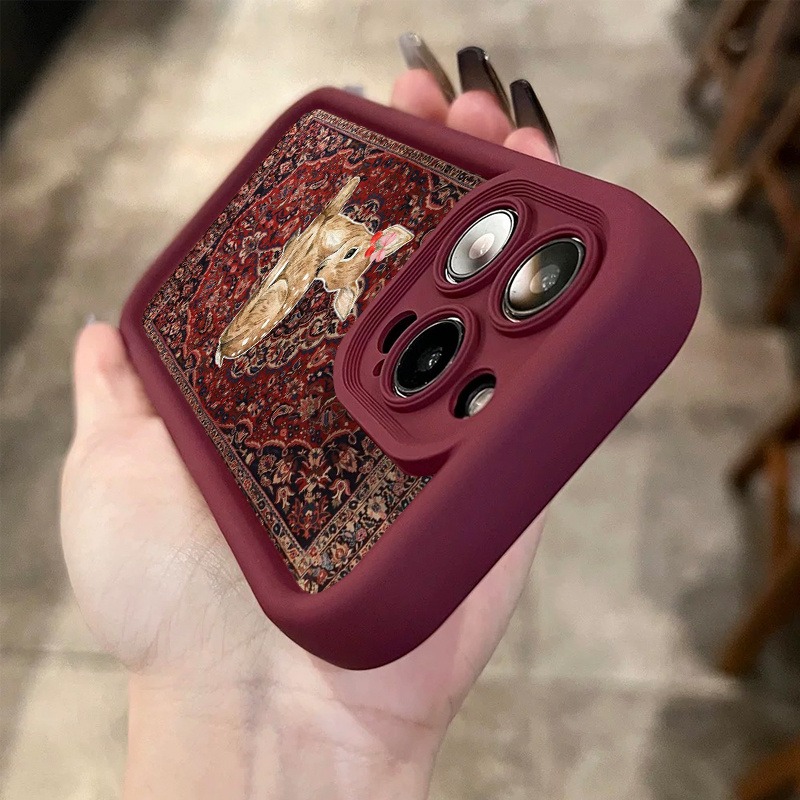 Vintage Red Floral Deer Patter - Phone Cases Red Deer recensie en prijs