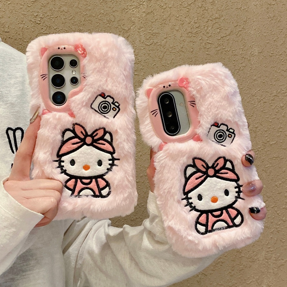 Cute 3D Camera Plush KT Phone  - Phone Cases That Cover The Camera recensie en prijs