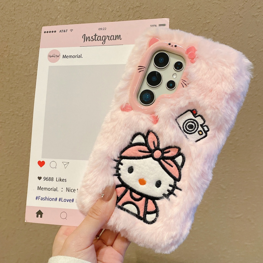 Cute 3D Camera Plush KT Phone  - Phone Cases That Cover The Camera recensie en prijs