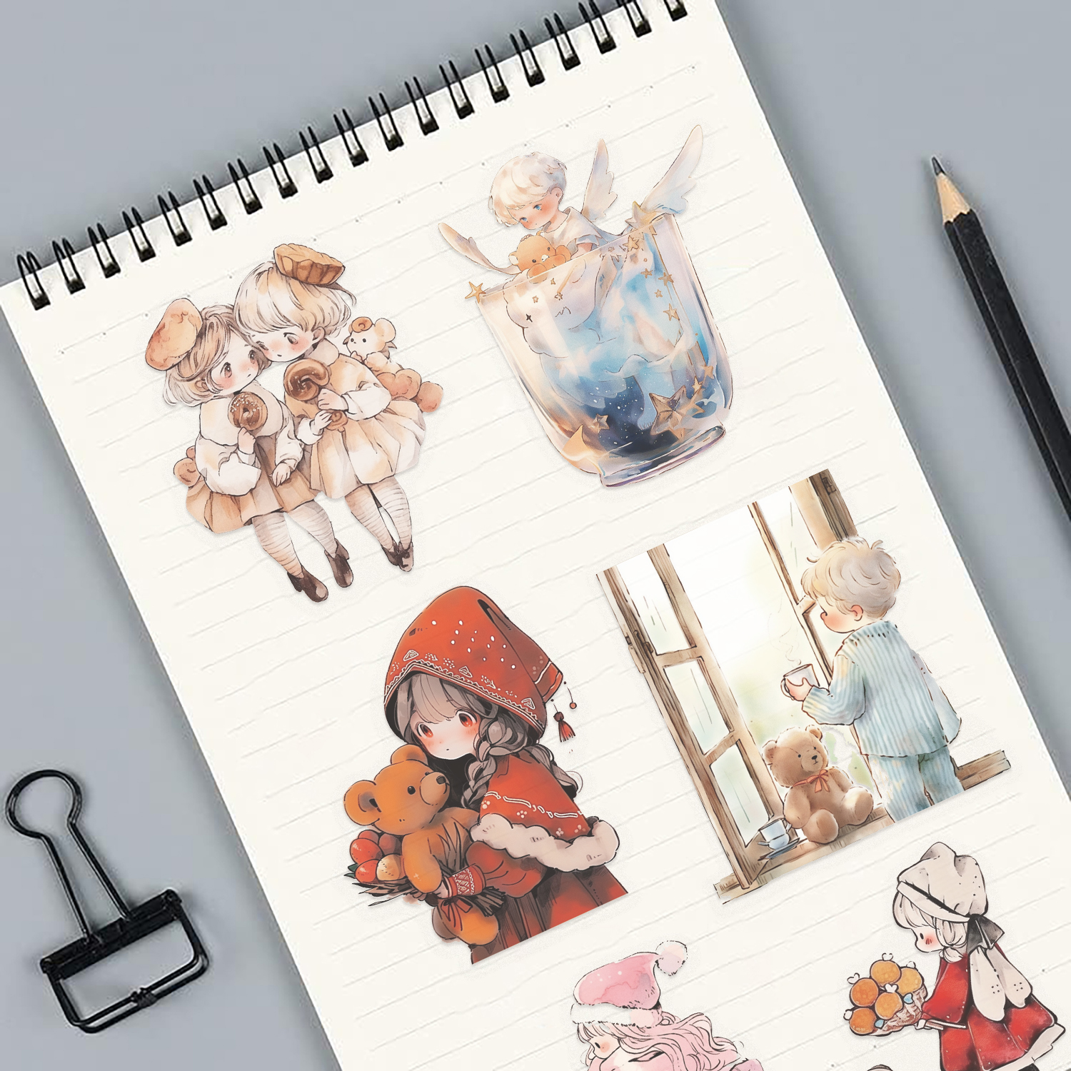 50/100pcs Cartoon Retro Waterc - Phone Cases Wholesale recensie en prijs