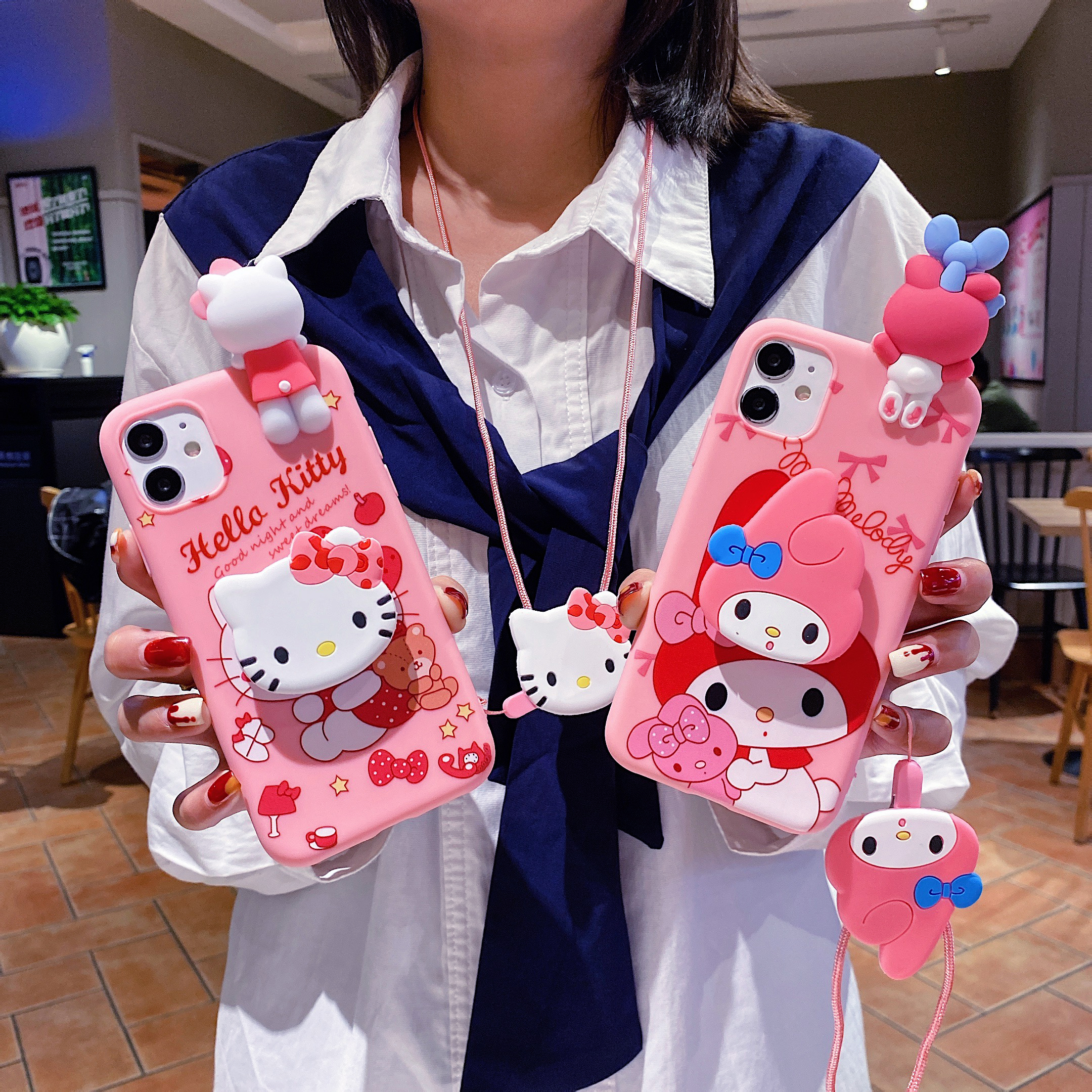 Sanrio 3D Kitty Kuromi Holder  - Phone Cases Samsung recensie en prijs
