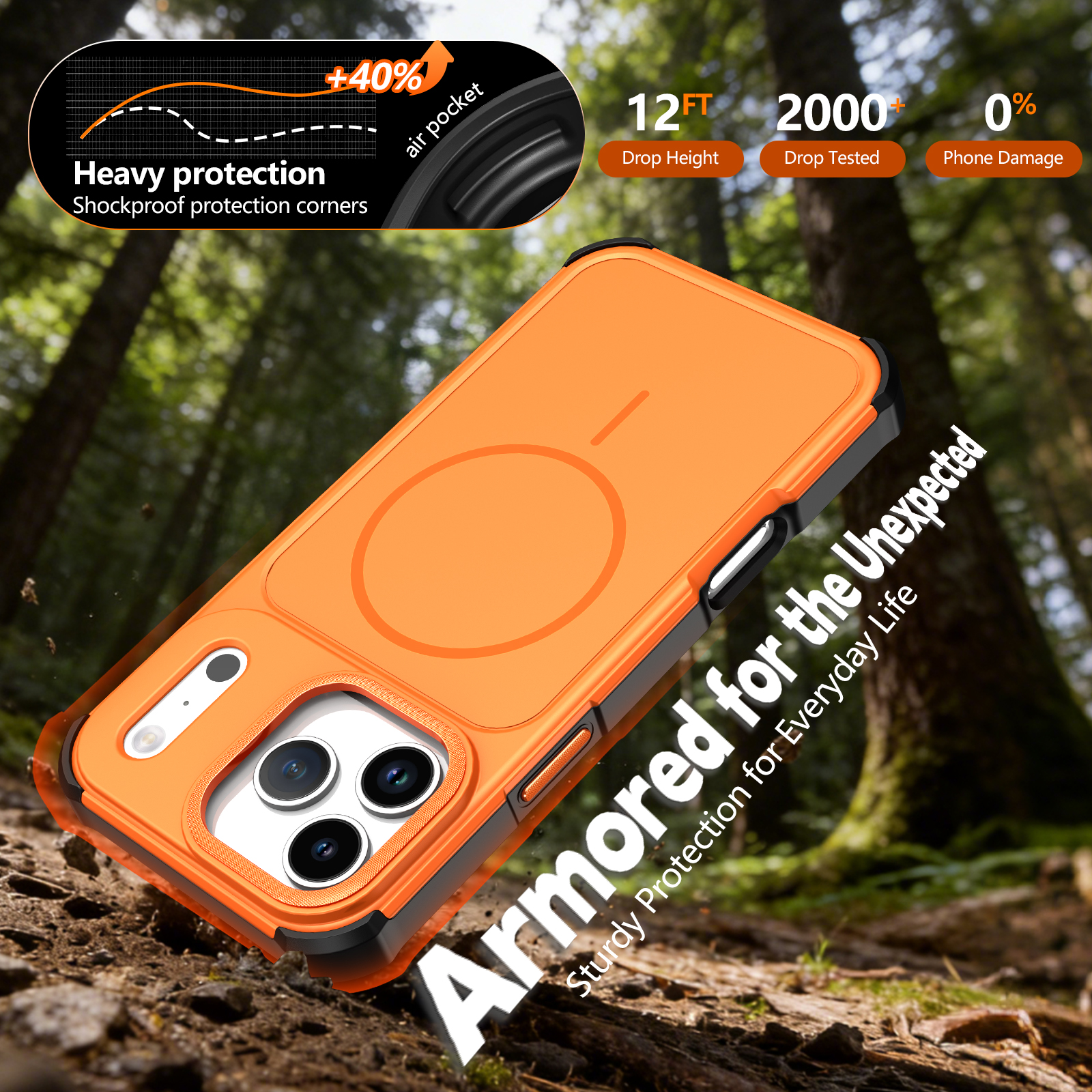 N52 Strong Magnetic Armor Phon - Rugged Armor Case recensie en prijs