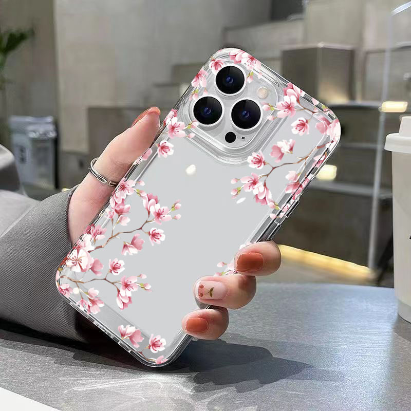 Pink Flower Design Transparent - Phone Cases Designer recensie en prijs