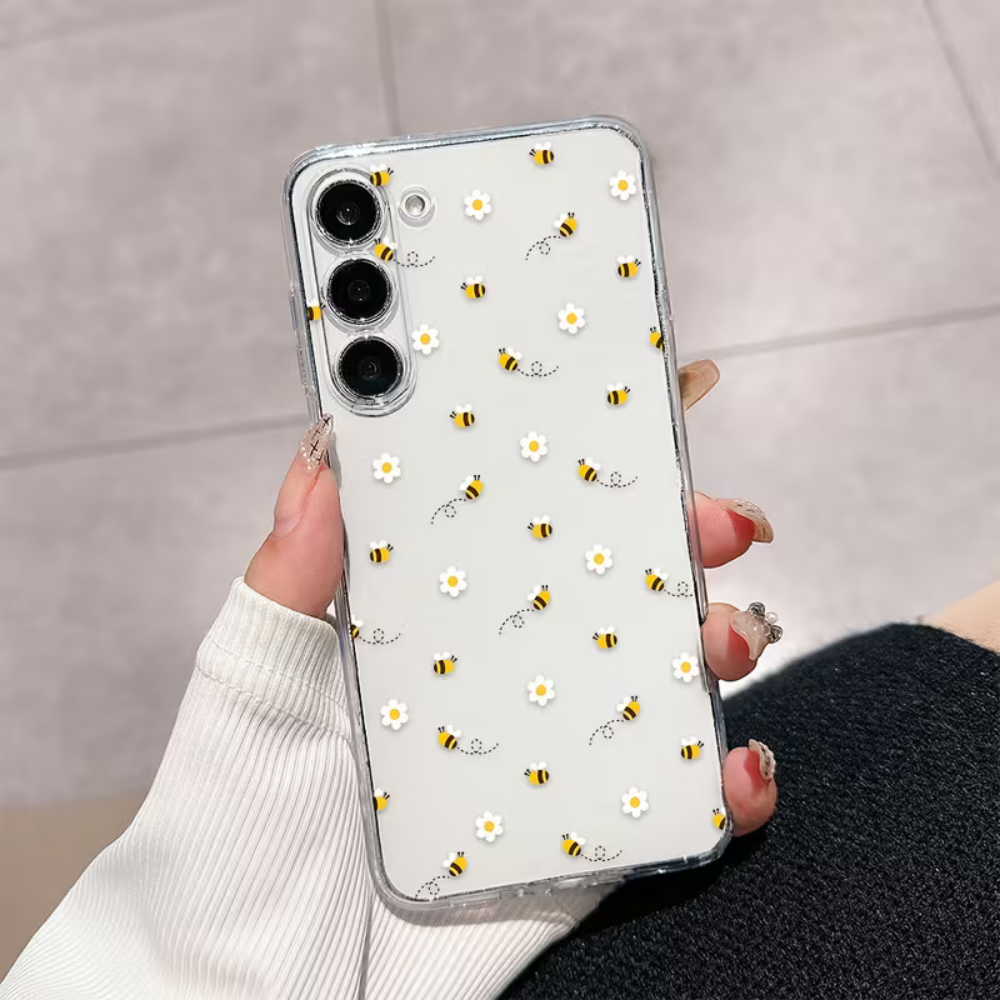 Bee White Flower Phone Case Fo - Phone Cases Clear recensie en prijs