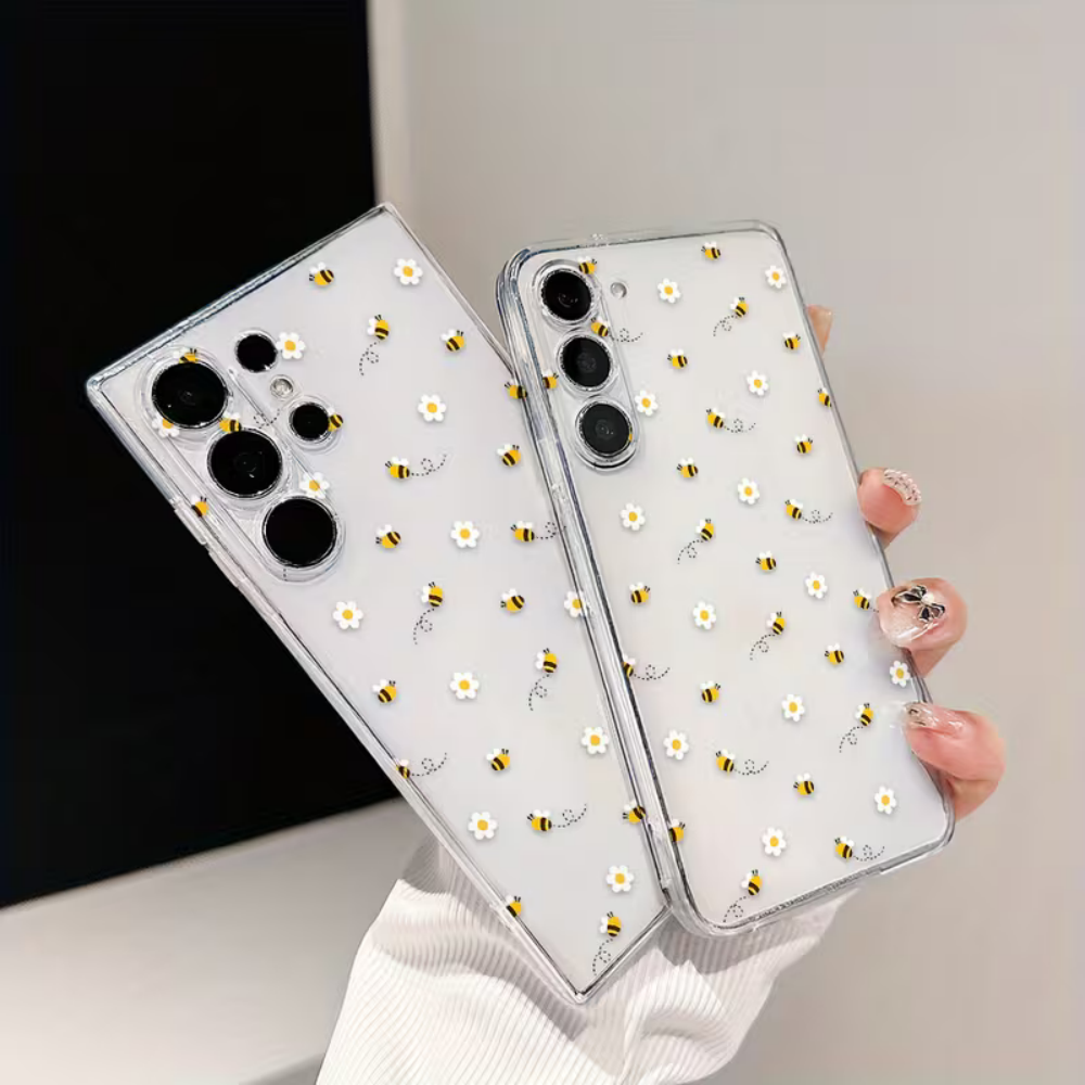 Bee White Flower Phone Case Fo - Phone Cases Clear recensie en prijs