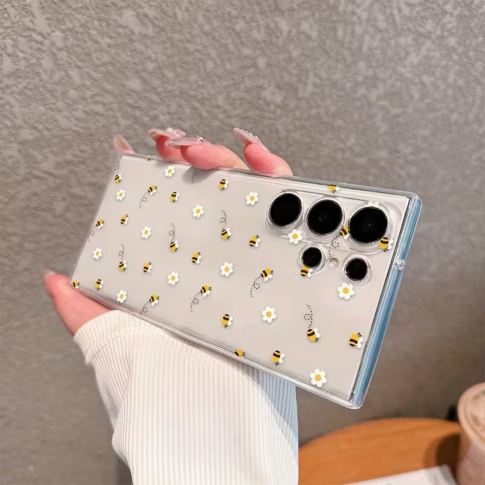 Bee White Flower Phone Case Fo - Phone Cases Clear recensie en prijs