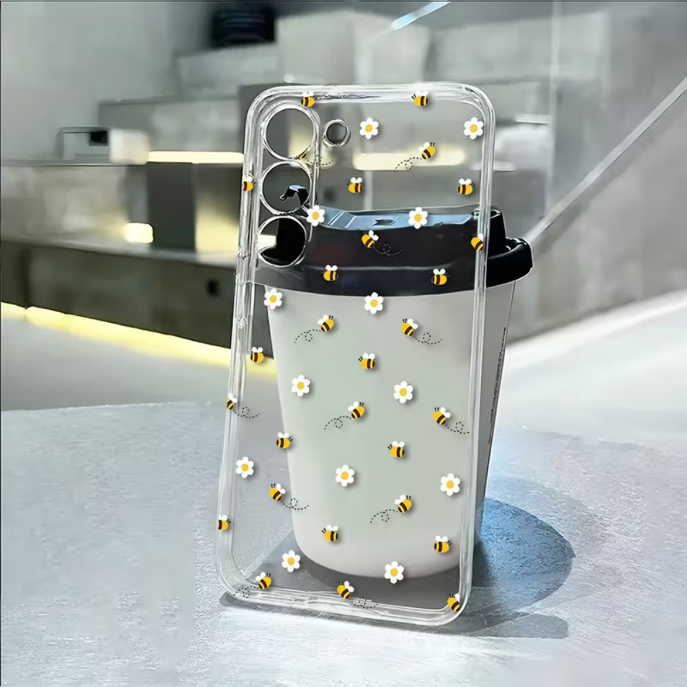 Bee White Flower Phone Case Fo - Phone Cases Clear recensie en prijs