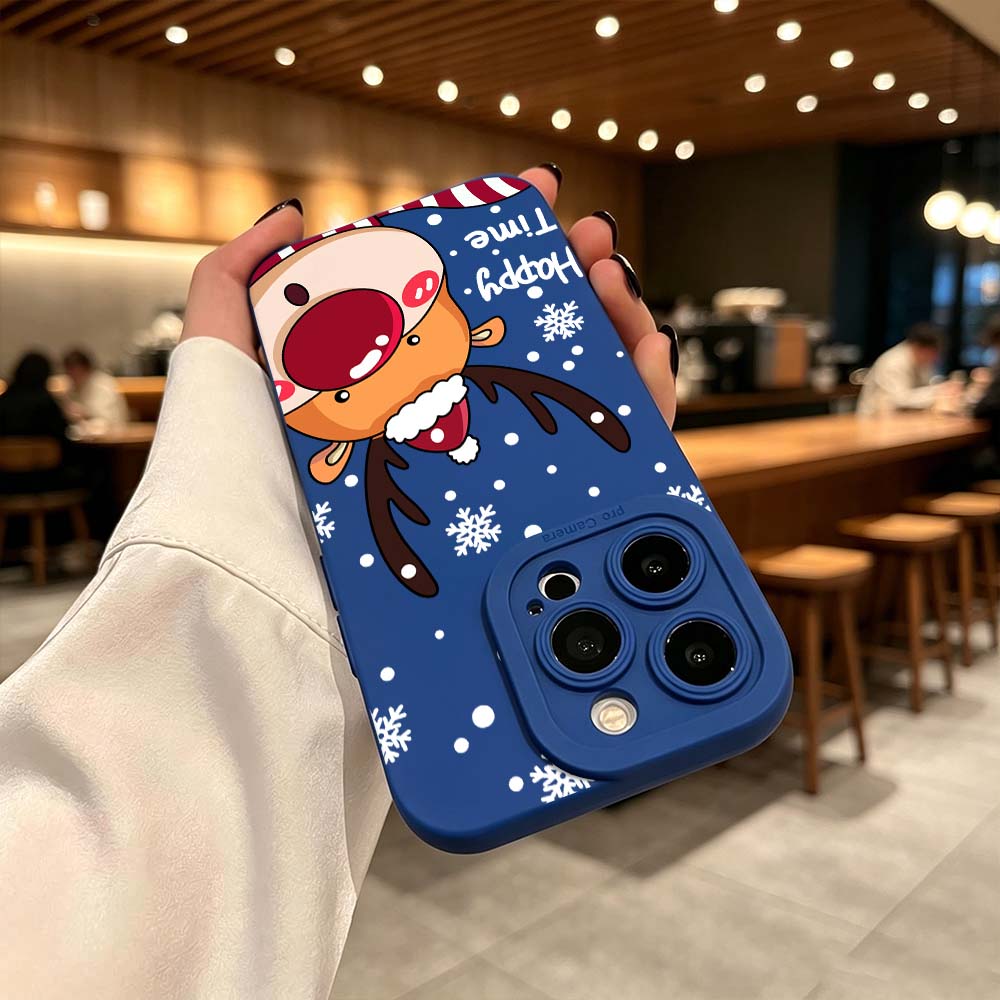 Cartoon Red Nose Deer Phone Ca - Phone Cases Red Deer recensie en prijs