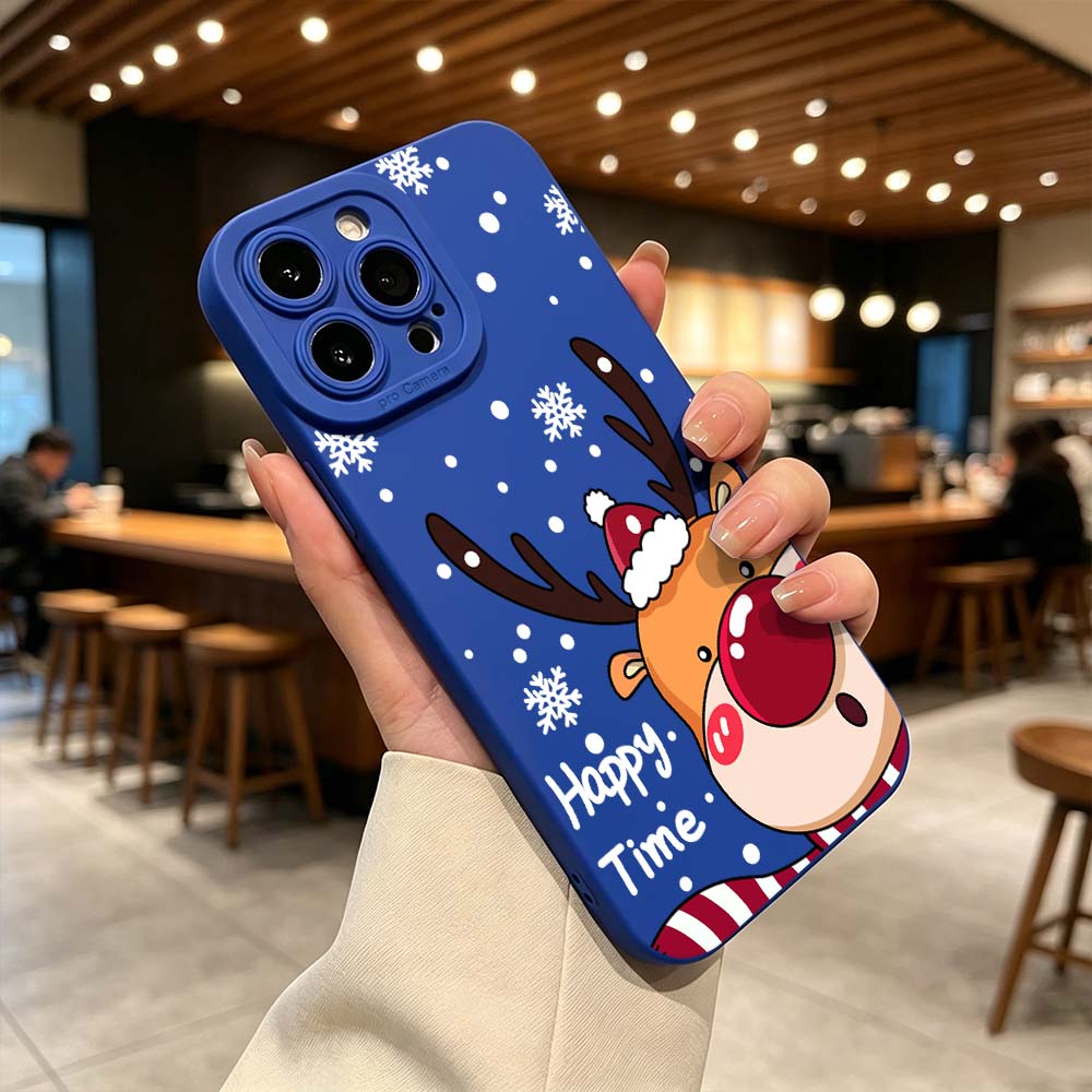 Cartoon Red Nose Deer Phone Ca - Phone Cases Red Deer recensie en prijs