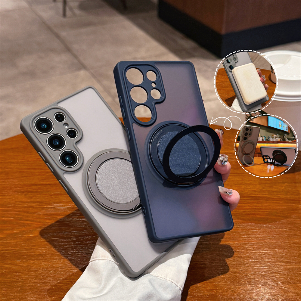 360° Rotating Stand Magnetic C - Rugged Armor Case recensie en prijs