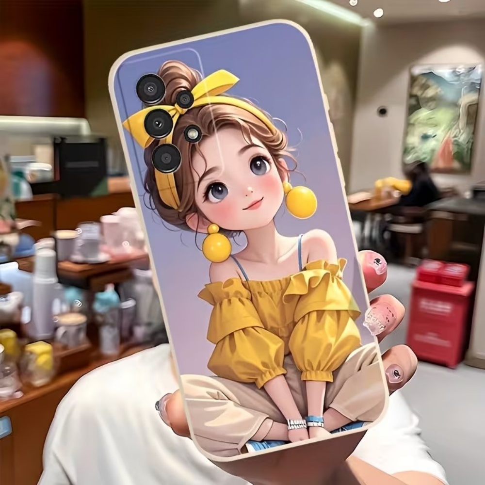 Cute Cartoon Girl Pattern Desi - Phone Cases Designer recensie en prijs