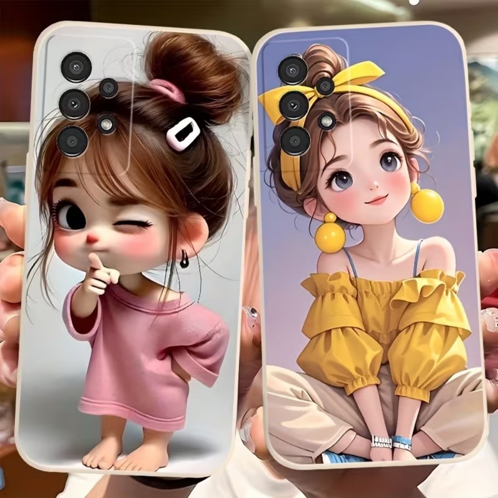 Cute Cartoon Girl Pattern Desi - Phone Cases Designer recensie en prijs