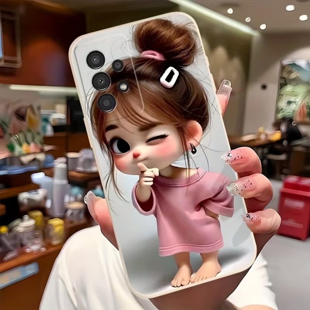 Cute Cartoon Girl Pattern Desi - Phone Cases Designer recensie en prijs