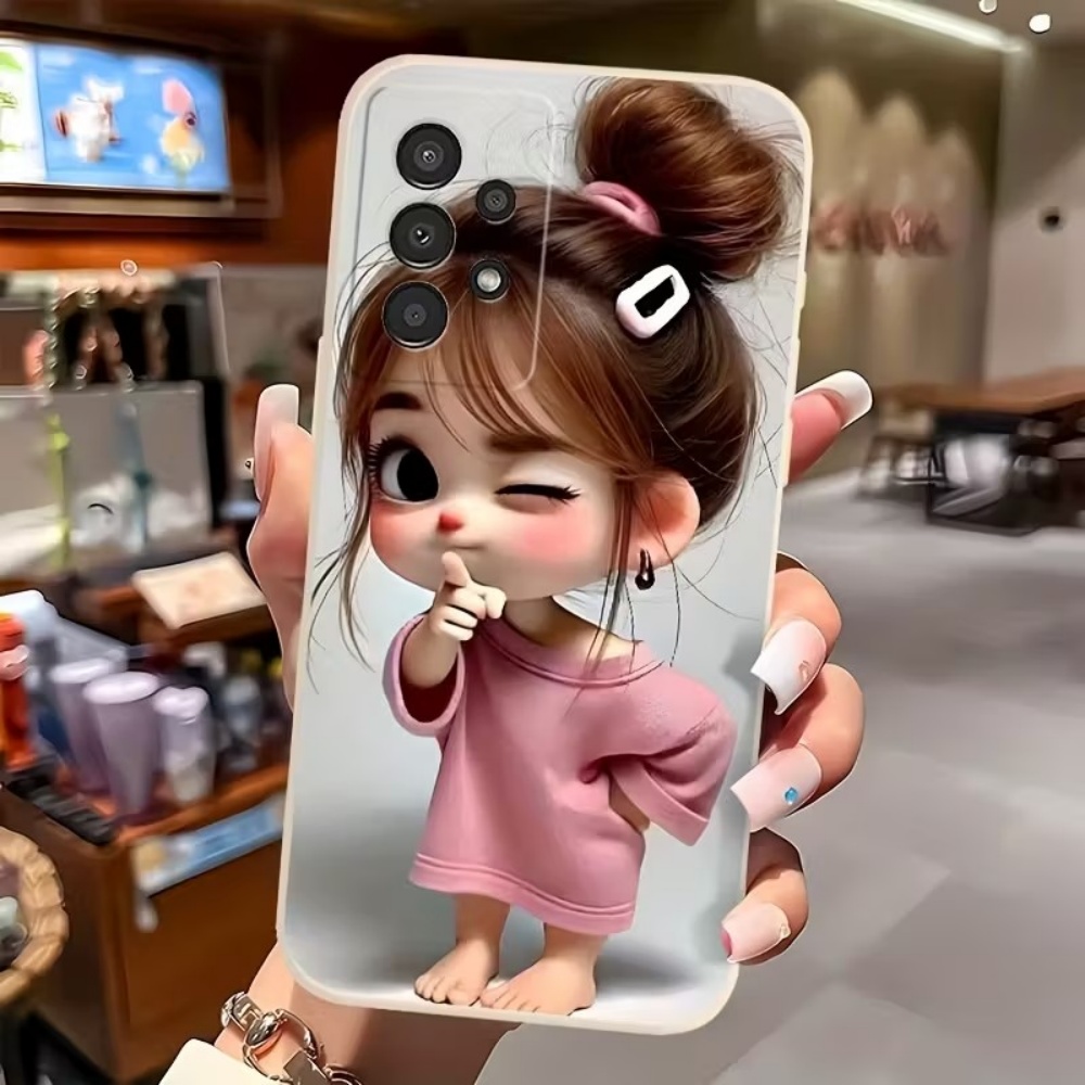 Cute Cartoon Girl Pattern Desi - Phone Cases Designer recensie en prijs
