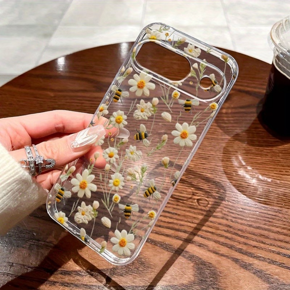 Cute Honeybee Flower Pattern S - Phone Cases Clear recensie en prijs
