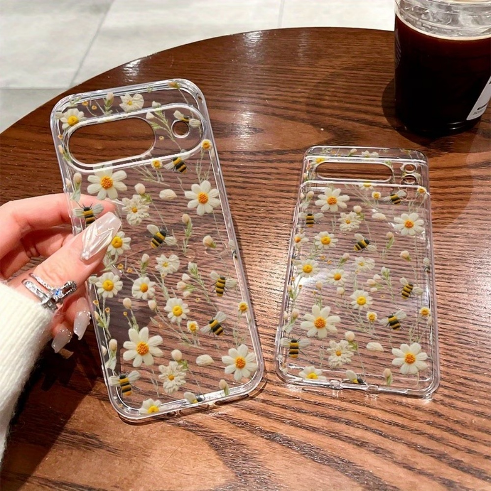 Cute Honeybee Flower Pattern S - Phone Cases Clear recensie en prijs