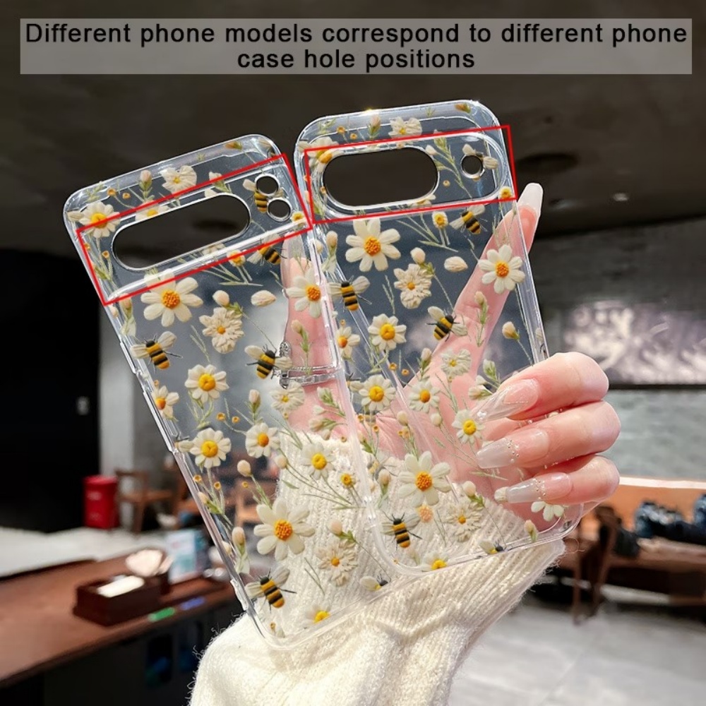 Cute Honeybee Flower Pattern S - Phone Cases Clear recensie en prijs