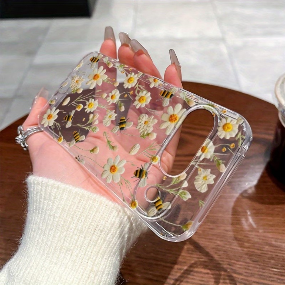Cute Honeybee Flower Pattern S - Phone Cases Clear recensie en prijs